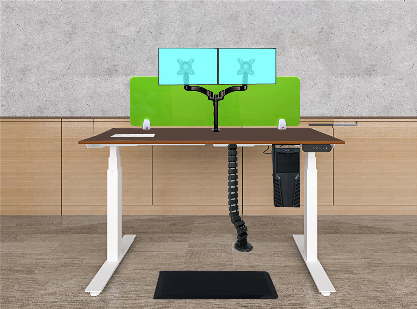 electric adjustable stand up desk