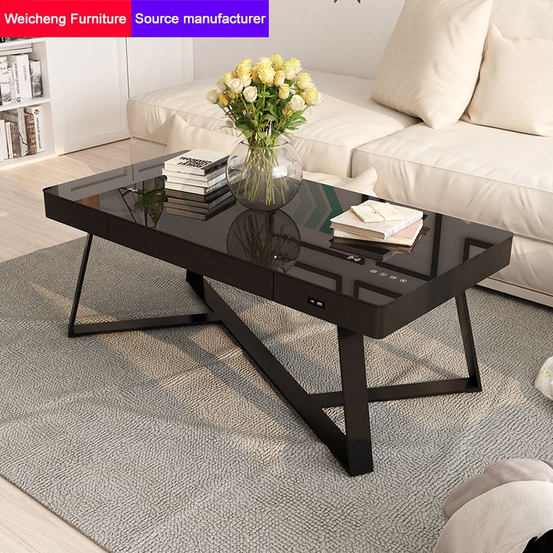 Touch Screen Coffee Tables Multi functional Home Quality Speaker Table Smart Home Coffee Table